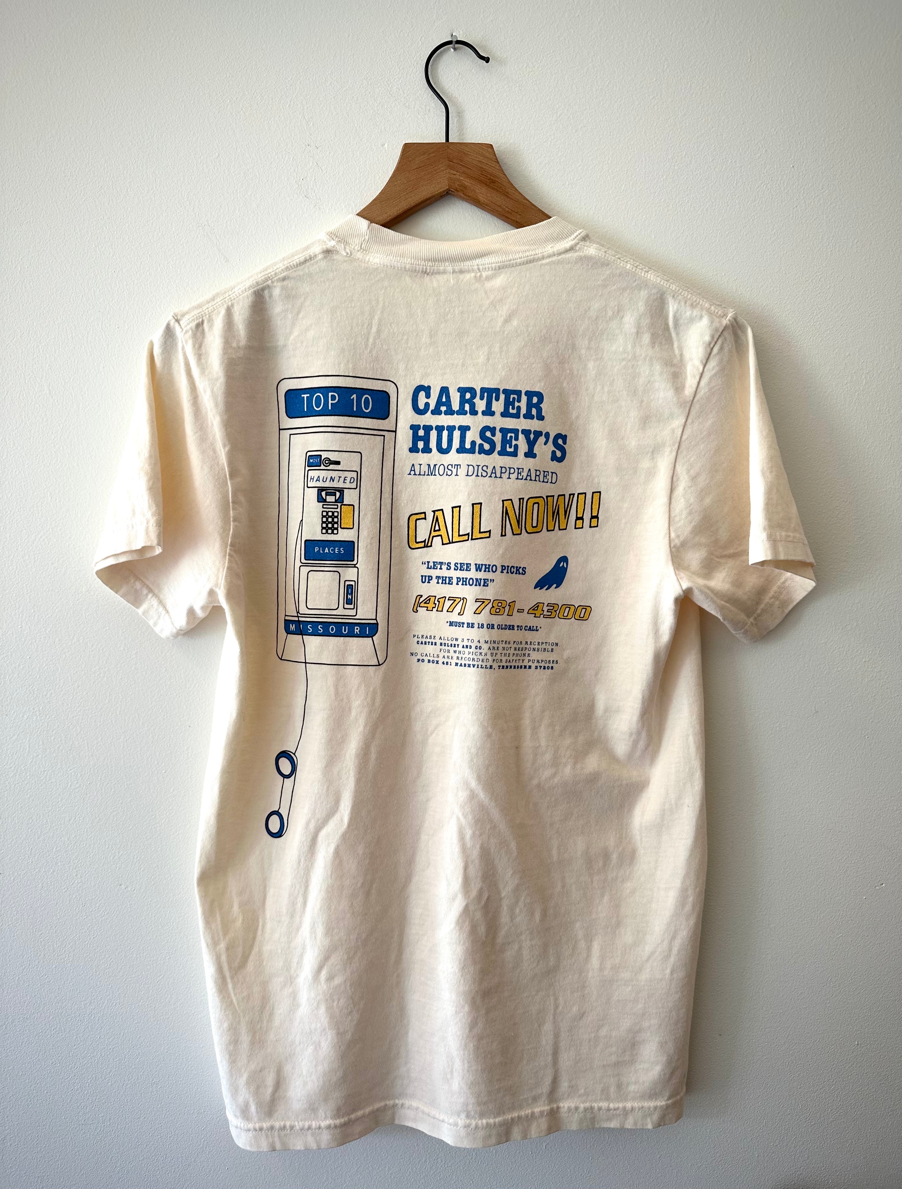 Carter Hulsey's Almost Disappeared – Top 10 Haunted Places Tee