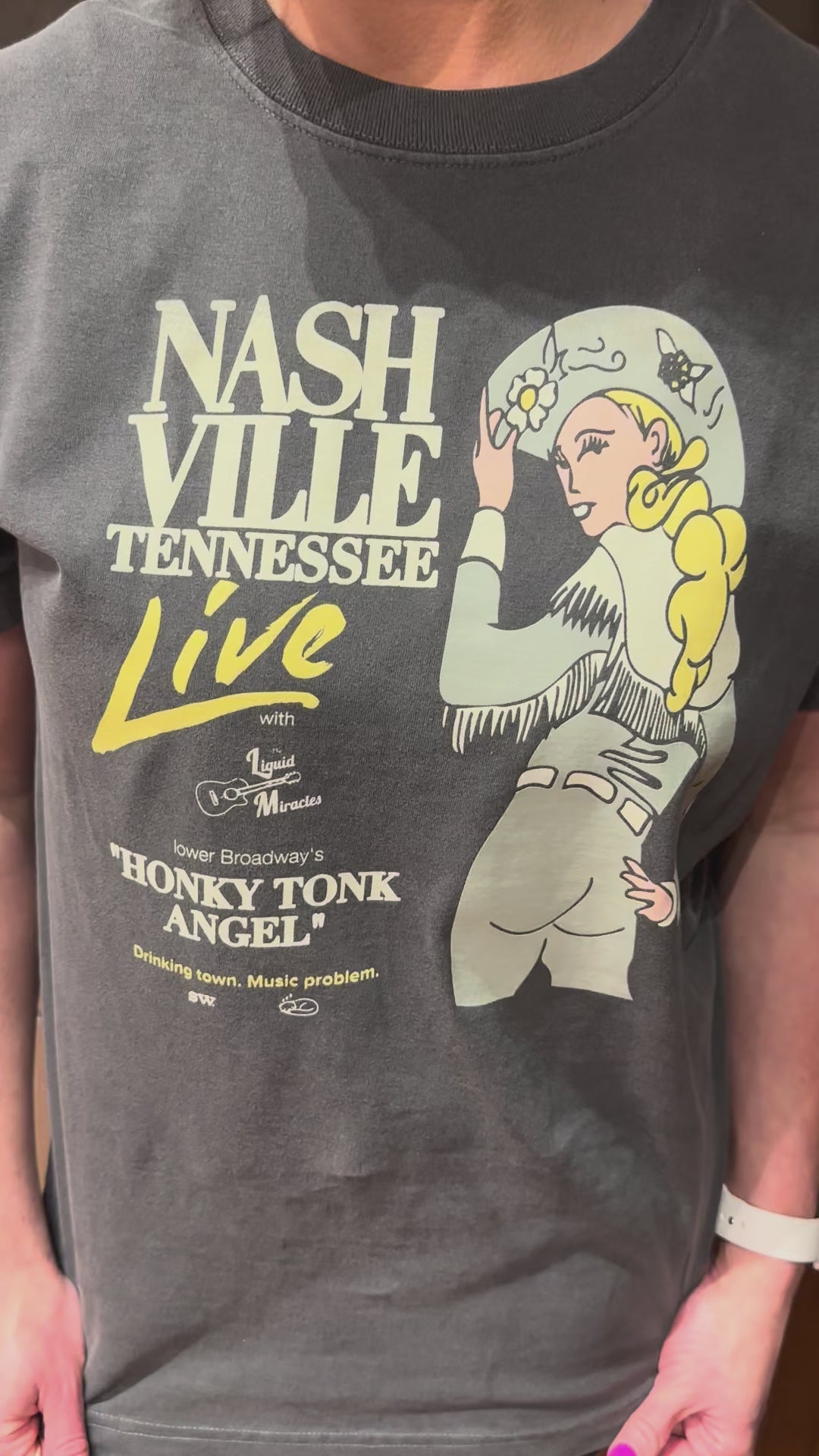 Nashville Tennessee Live – Honky Tonk Angel Tee
